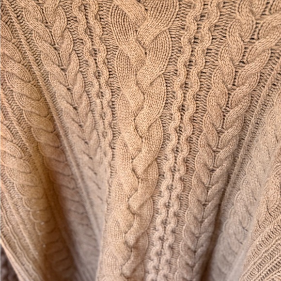 J Crew Cropped Cable Mockneck Cashmere (Camel) - Rare and Perfect Condition! 🩷 - Picture 3 of 9